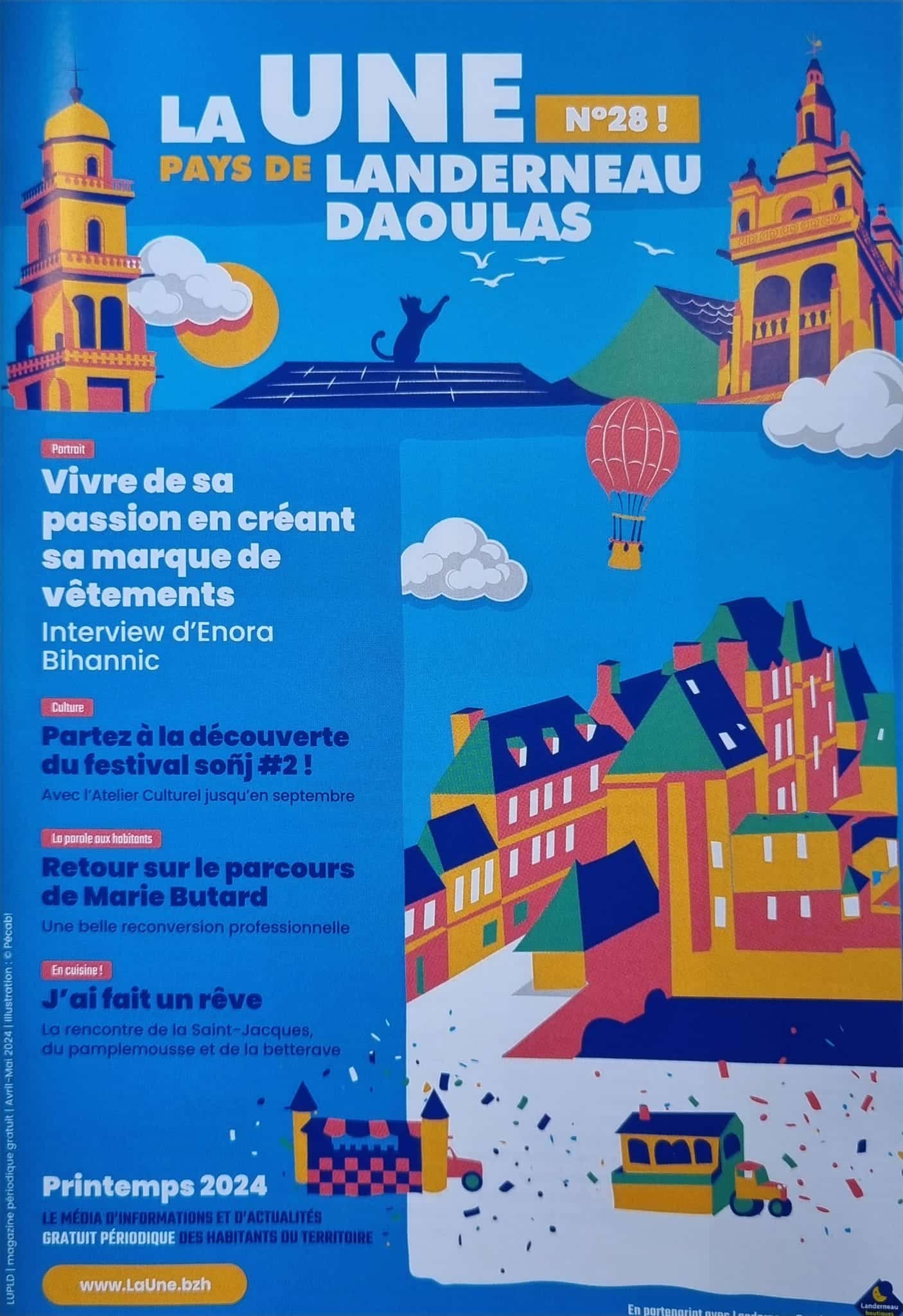 La Une n°28 est arrivée et votre pressing Ty Lavoi…