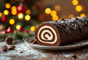 Cette bûche au chocolat et café ultra fondante fait l’unanimité à Noël : chaque bouchée a le goût d’un pur moment de fête