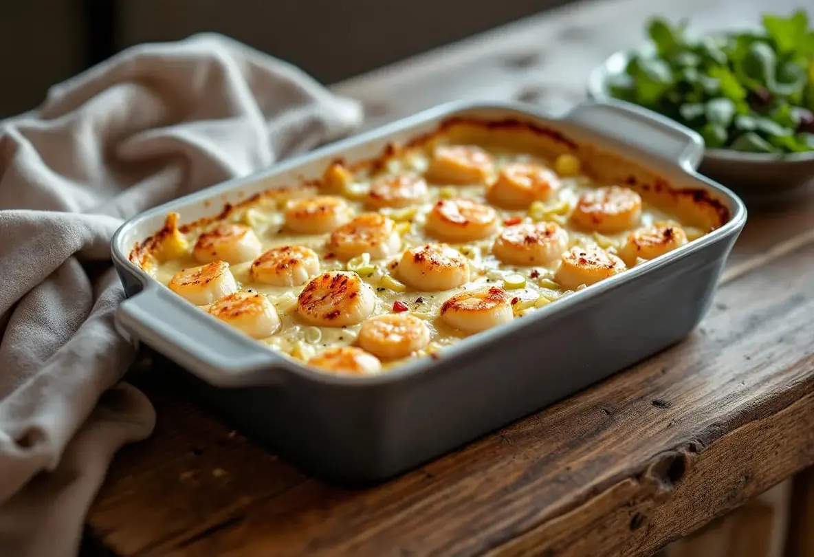 Gratin poireaux–Saint-Jacques : « simple à faire, mais digne d’un repas de fête »