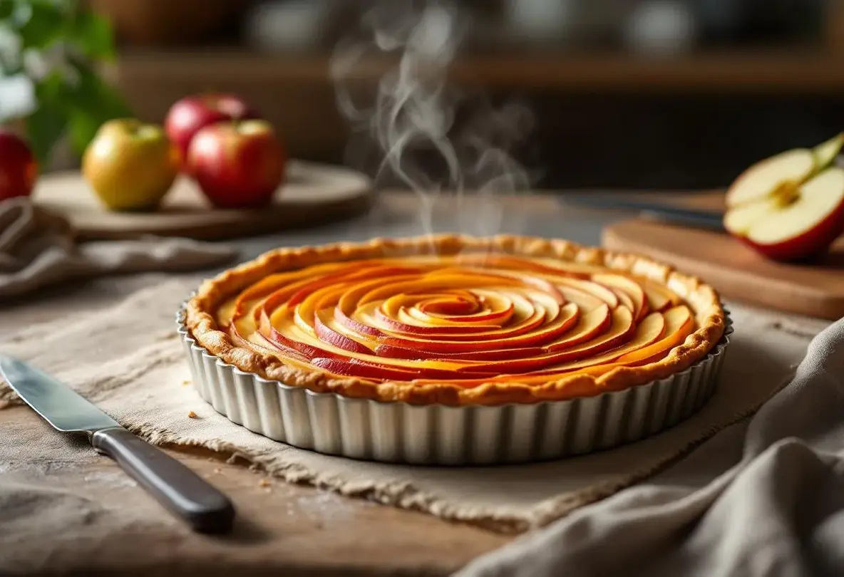 Tarte pommes-compote express : 4 ingrédients, 15 minutes et une odeur « incroyable » dans toute la maison